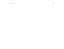 Tablet Screenshot of lekker-eten.nl